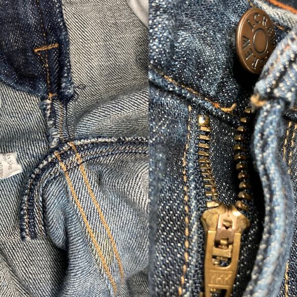 J.Crew Womens Matchstick Slim Straight Med Wash Jeans Distressed Denim Size 27R - Picture 7 of 16